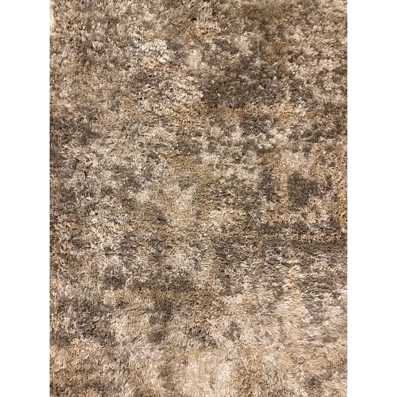 Tan Indoor Abstract Mid-century Modern Area Rug