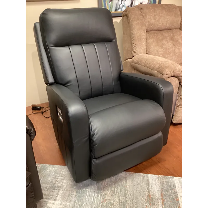 Finley Power Rocking Recliner w/ Headrest, Lumbar, &amp; Wireless Remote - Onyx