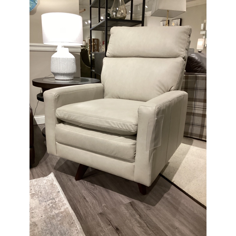 Leather Beck Swivel Chair