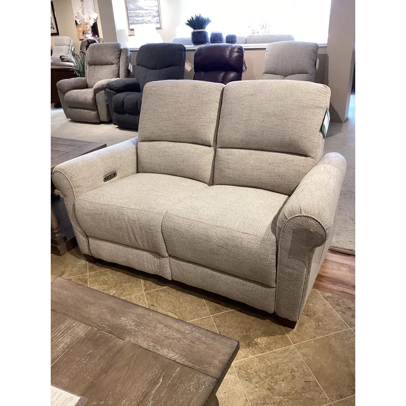 Clybourn Power Reclining Loveseat w/ Headrest - Mineral