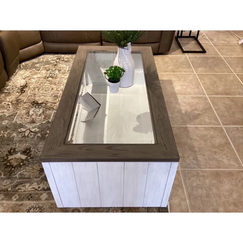 Melody Rectangular Coffee Table with Casters