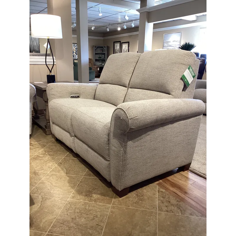 Clybourn Power Reclining Loveseat w/ Headrest - Mineral