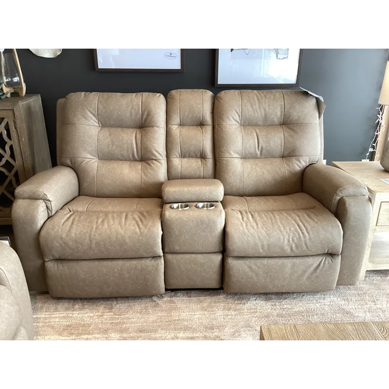 Arlo Power Reclining Loveseat with Console &amp; Power Headrests &amp; Lumbar