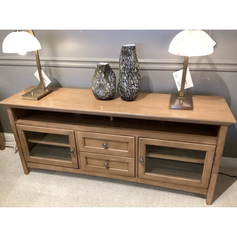 McKenzie 64&Prime;W Sound Bar Media Console - Pecan