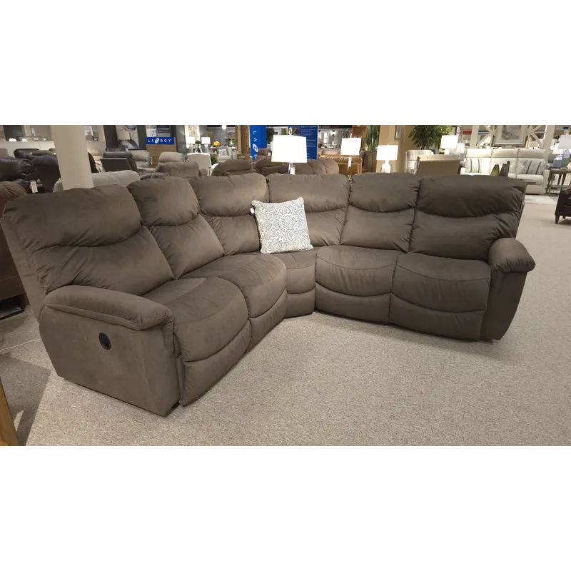 James 3 PC Reclining Sectional