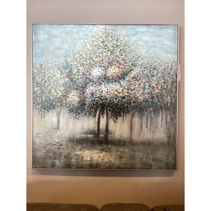 Fruit Trees Hand Painted Canvas