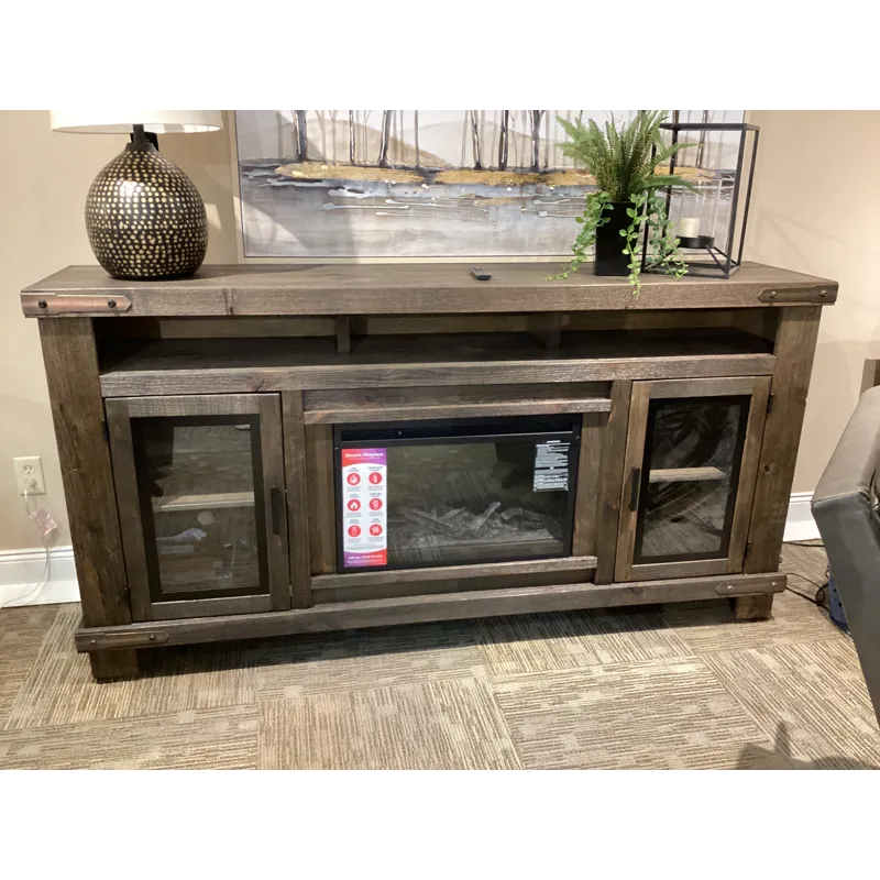 Sawyer Fire Console 79" - Brindle