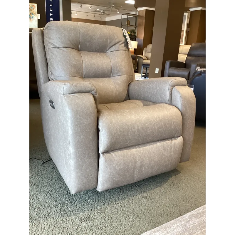 Arlo Power Rocking Recliner w/Power Headrests & Lumbar