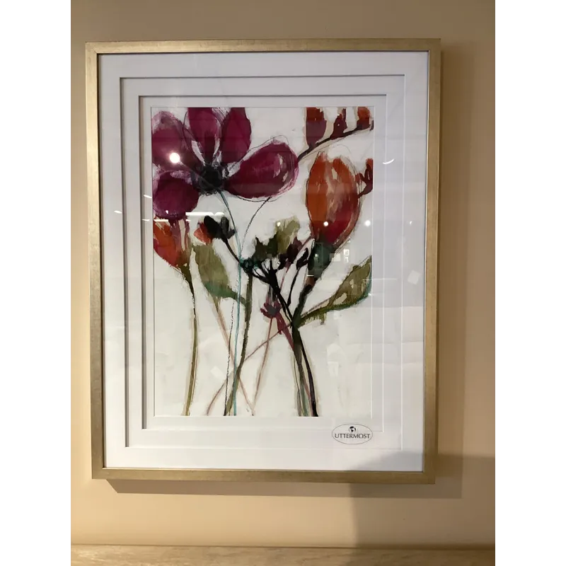 Vivid Arrangement Framed Prints S/2