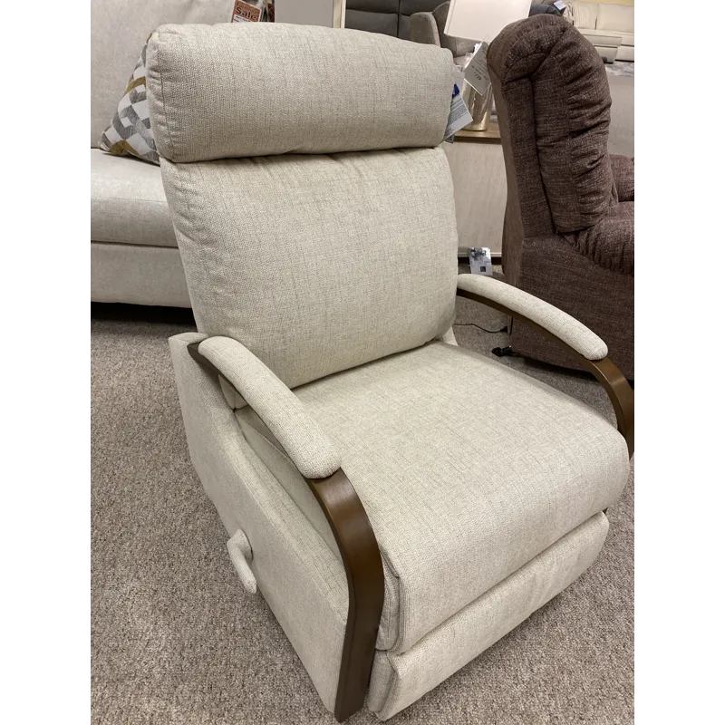 Kinetix Fabric Swivel Glider Recliner - Dark Waln