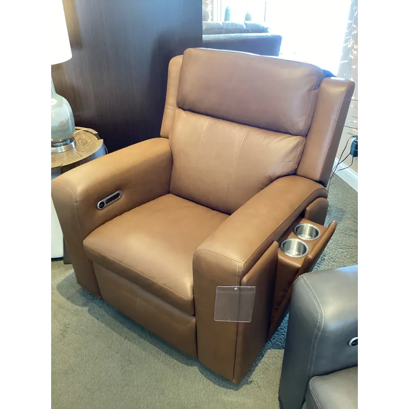 Wyatt Power Recliner with Power Headrest & Lumbar