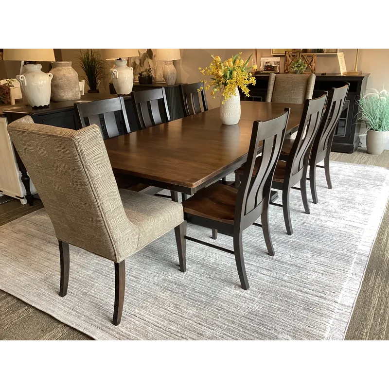 9PC Dining Set - Rustic Cherry