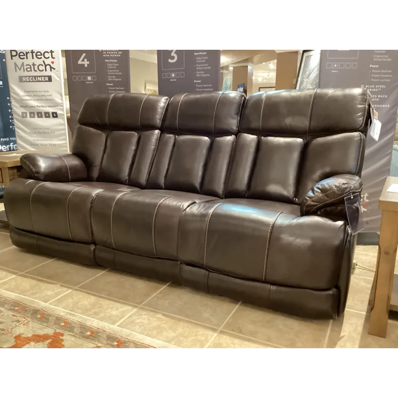Clive Power Reclining Sofa with Power Headrests and Lumbar