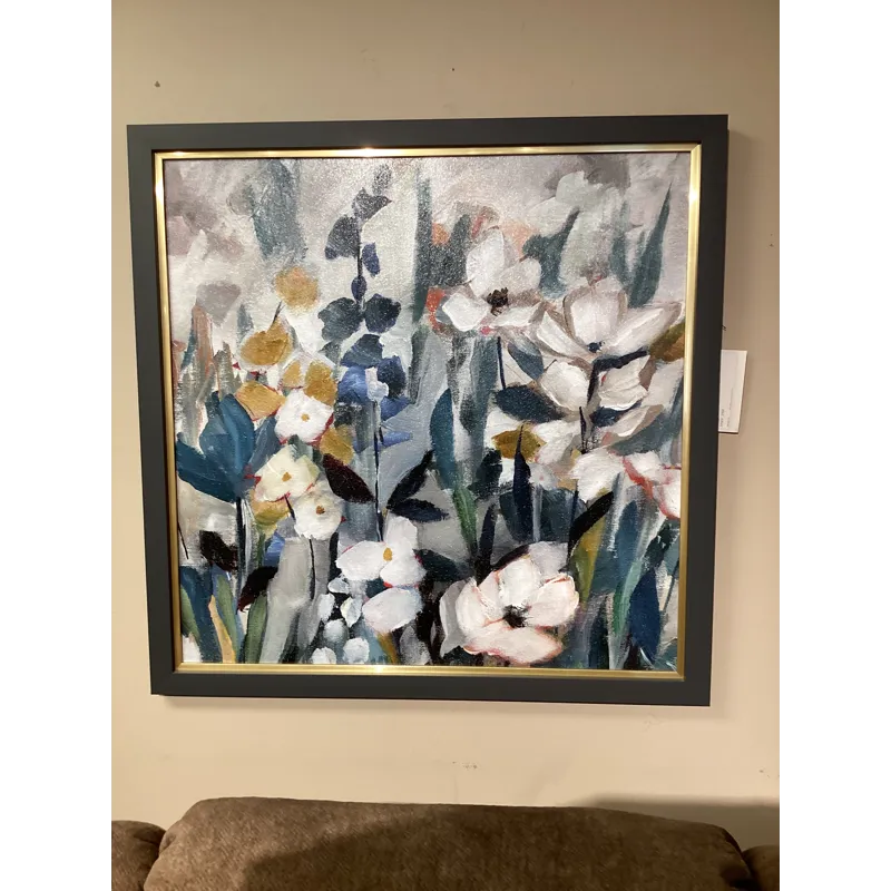 Happy Fields Textured Framed Print