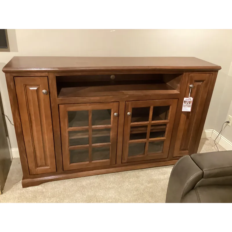 Poplar Tall Curve TV Stand