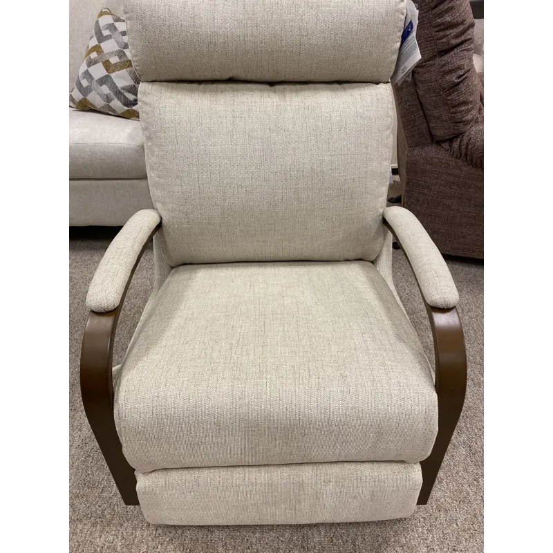 Kinetix Fabric Swivel Glider Recliner - Dark Waln