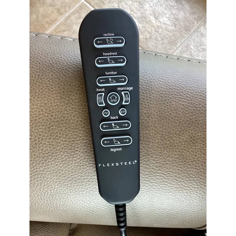 Carter Power Rocking Recliner with Power Headrest, Lumbar, Heat & Massage