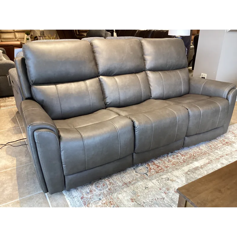 Carter Power Reclining Sofa with Console & Power Headrests & Lumbar