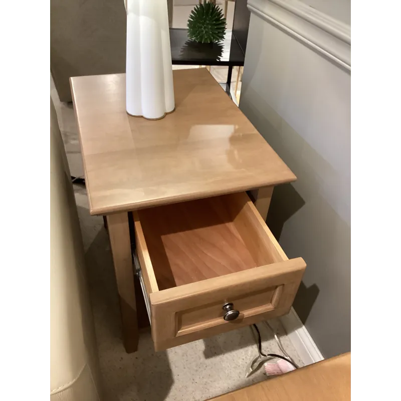 McKenzie Chair Side Table - Pecan