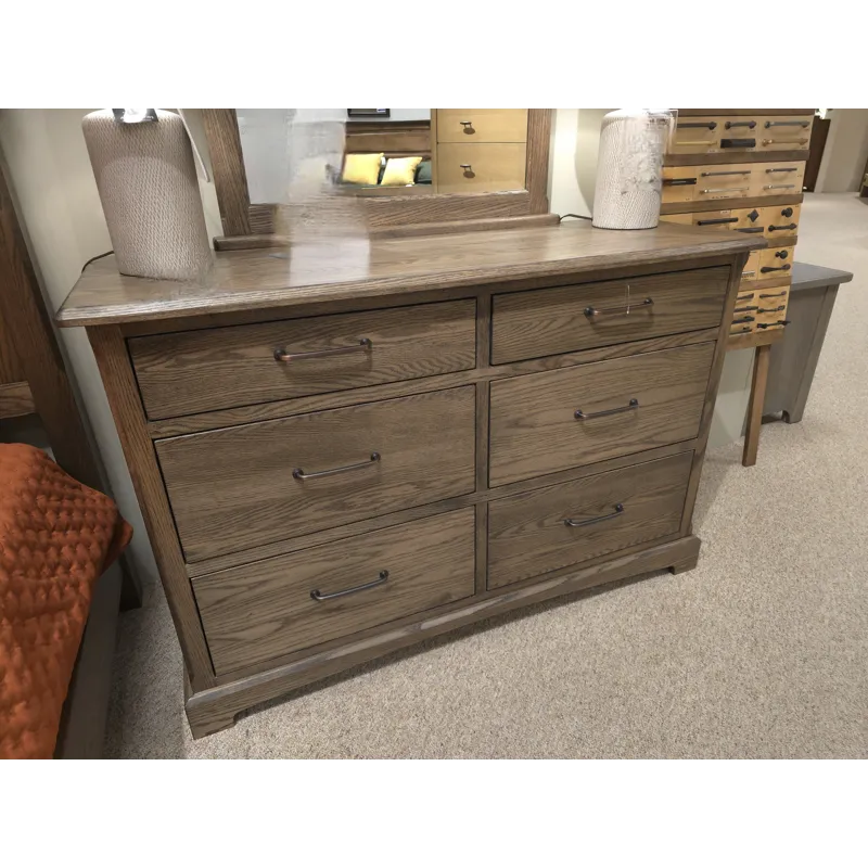 Westbrook 58&rdquo; Double Dresser - Oak