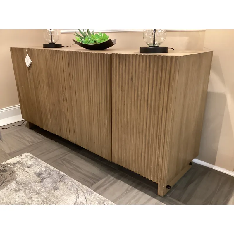 Kellem Natural Wood 4 Door Cabinet