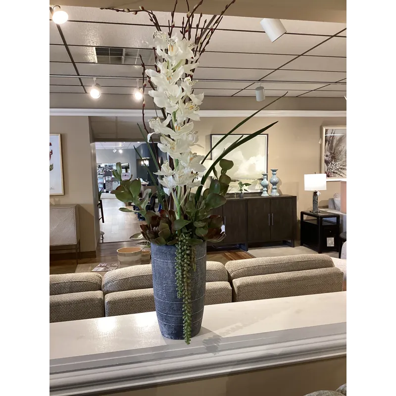 Eterna Orchid Centerpiece & Vase