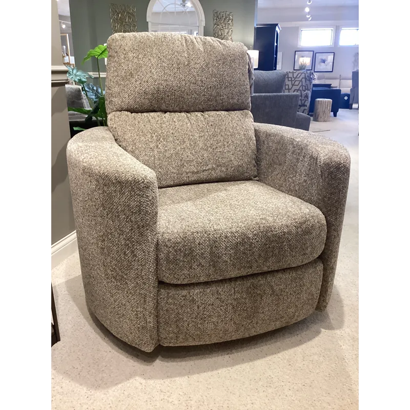 Corllini Fabric Swivel Recliner