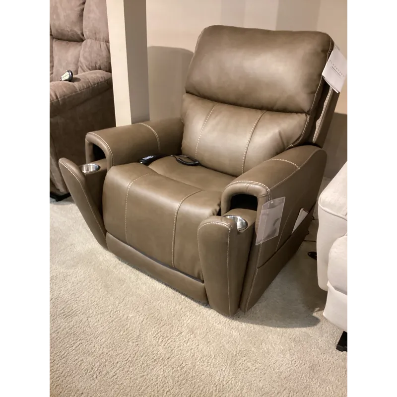 Carter Power Lift Recliner with Power Headrest, Lumbar, Heat & Massage