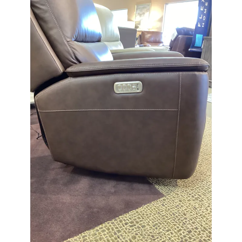 Henry Power Swivel Gliding Recliner with Power Headrest, Lumbar, Heat & Massage