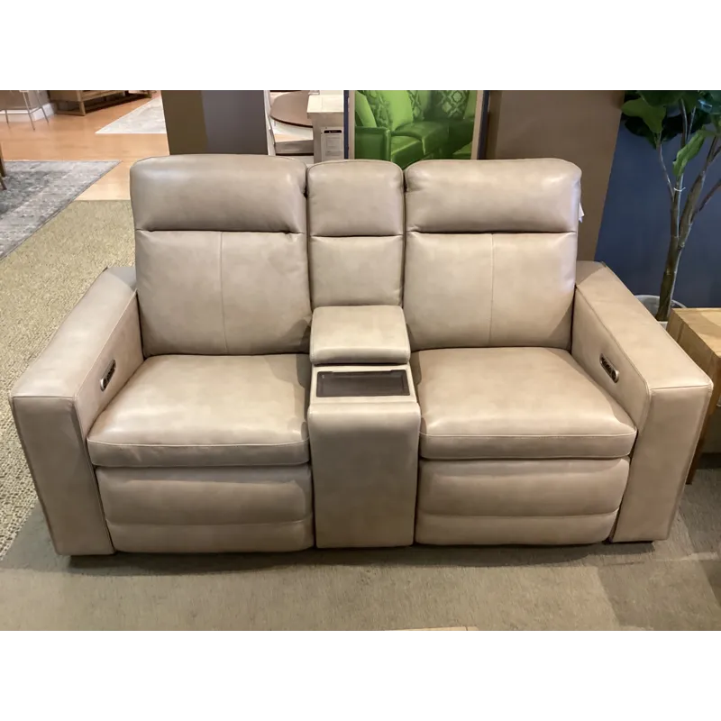 Dutch Power Reclining Loveseat with Console, Power Headrest & Lumbar