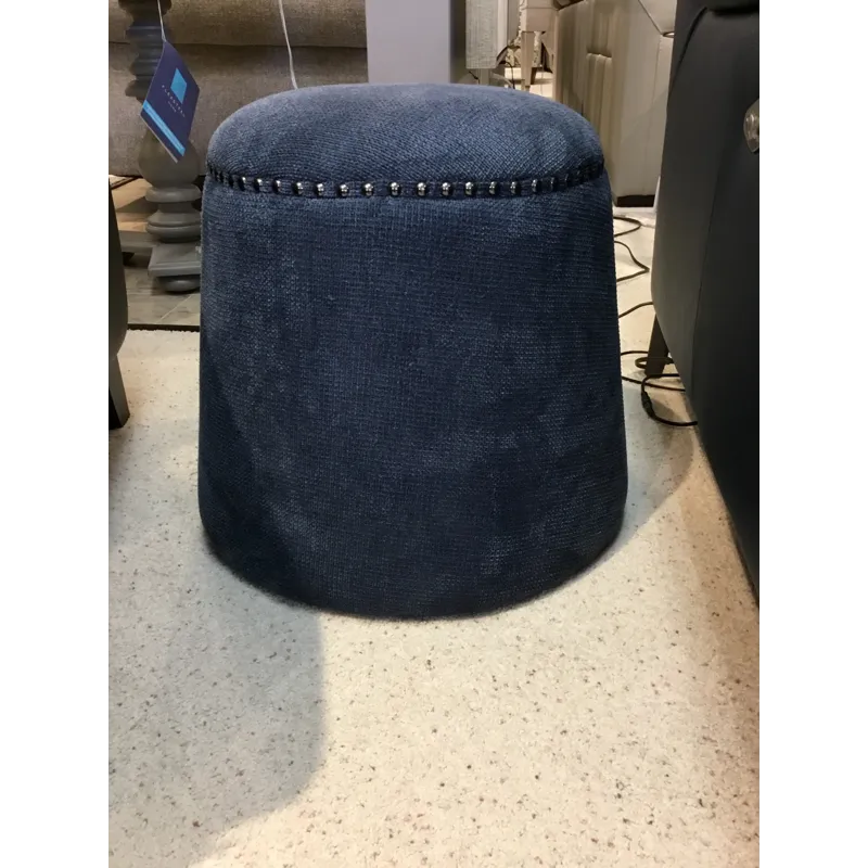 Gumdrop Ottoman - Denim