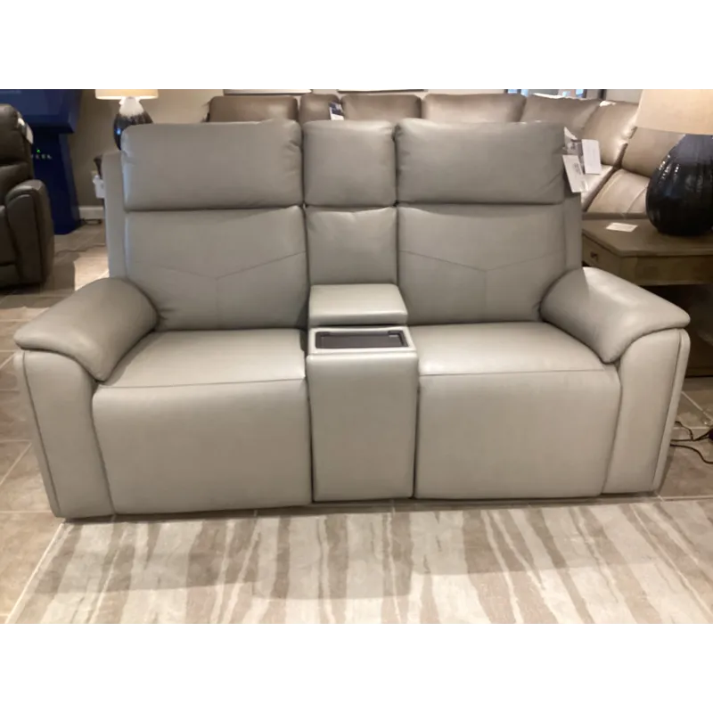 Vernon Power Reclining Loveseat with Console, Power Headrests, Lumbar, Heat & Massage