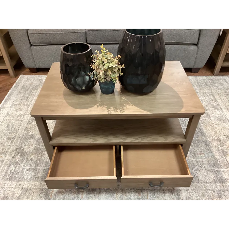 Costa Way-hamilton Ectangular Drawer Coffee Table-Taupe