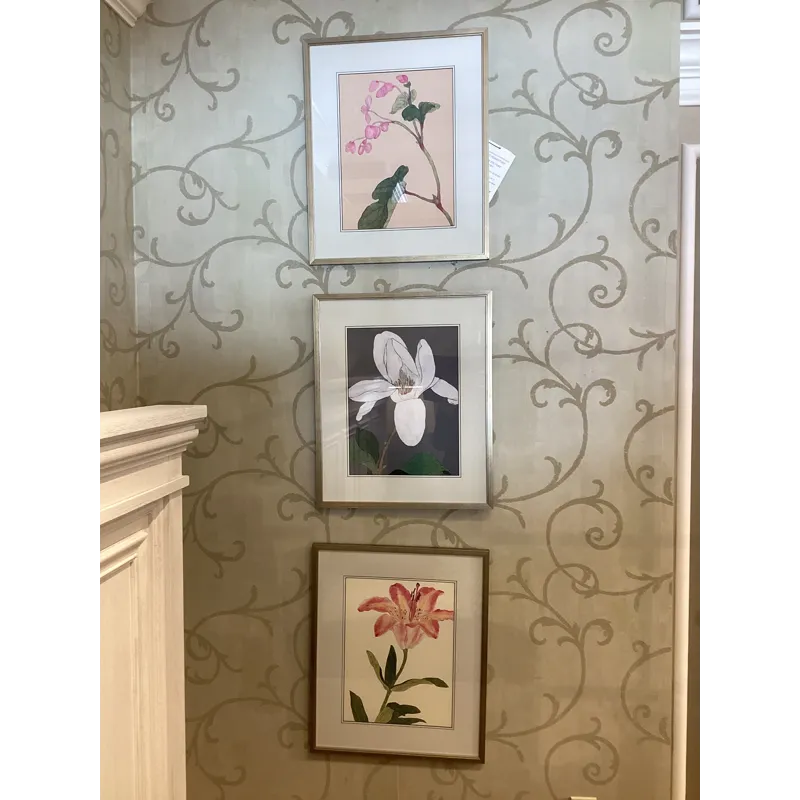 Enchanted Blooms II S/3 Framed Art