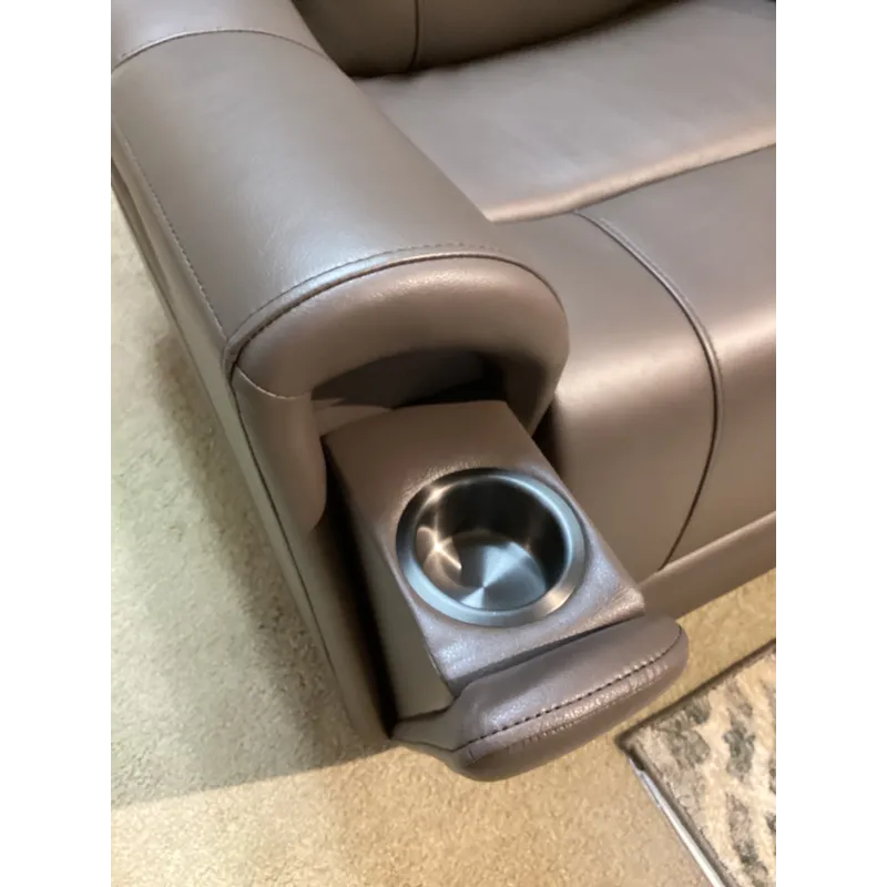 Portland Power Reclining Console Loveseat with Power Headrest &amp; Lumbar