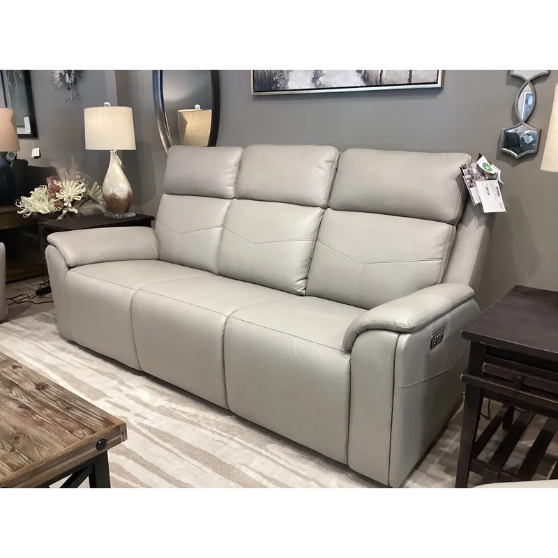 Vernon Power Reclining Sofa with Power Headrests, Lumbar, Heat & Massage