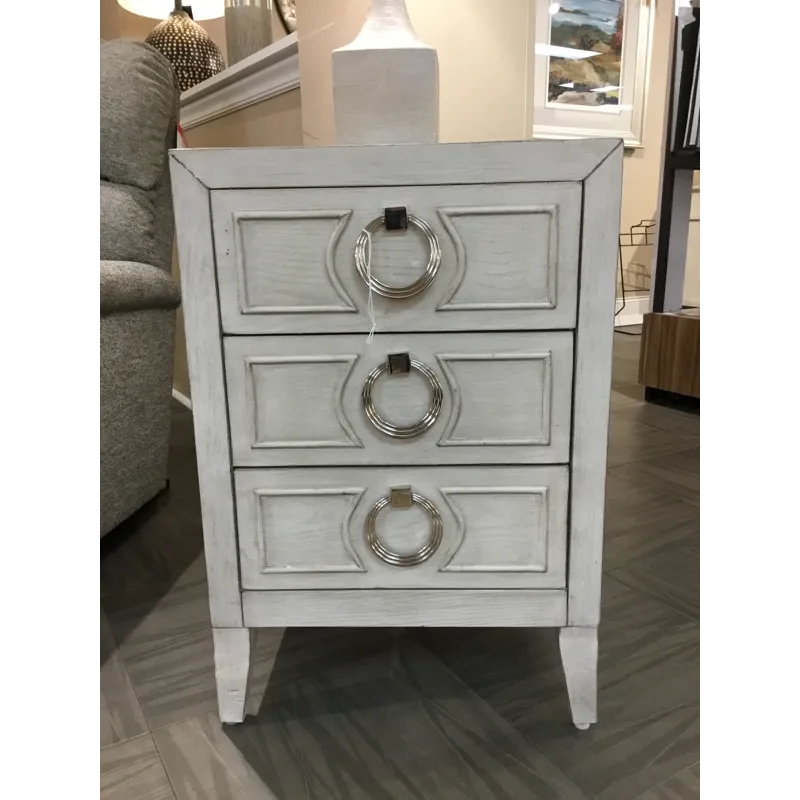 Three Drawer Chairside Chest