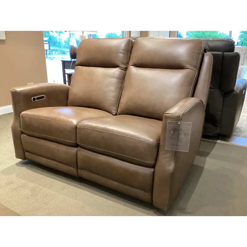 Maxwell Power Reclining Loveseat with Power Headrests and Lumbar