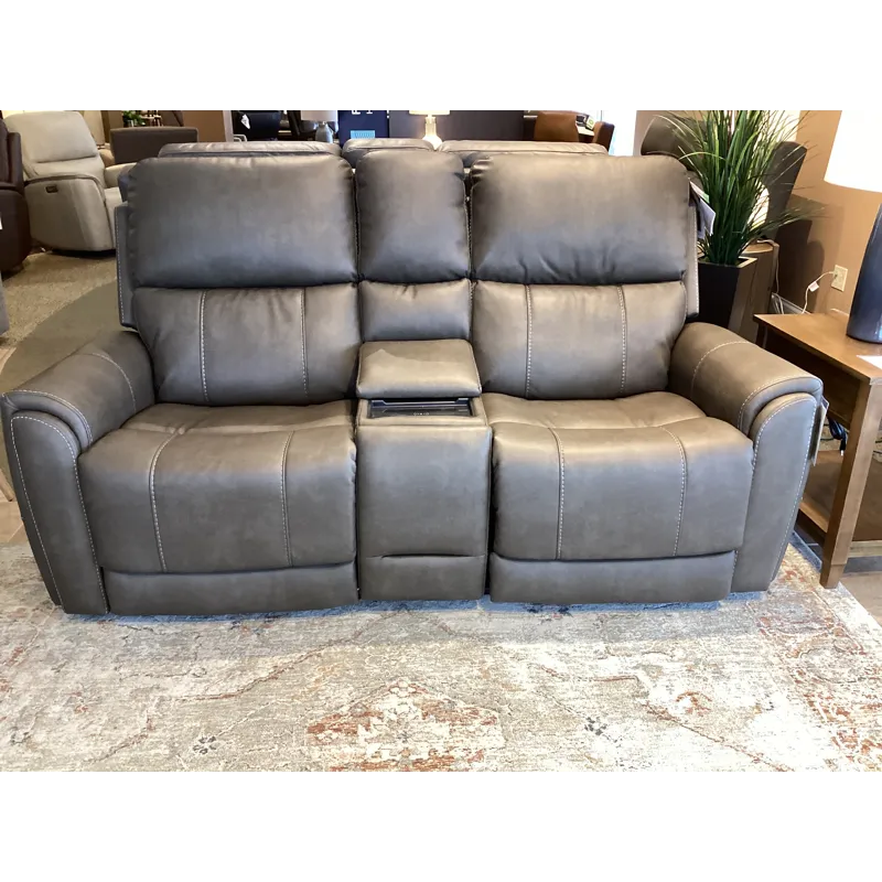 Carter Power Reclining Loveseat with Console & Power Headrests & Lumbar