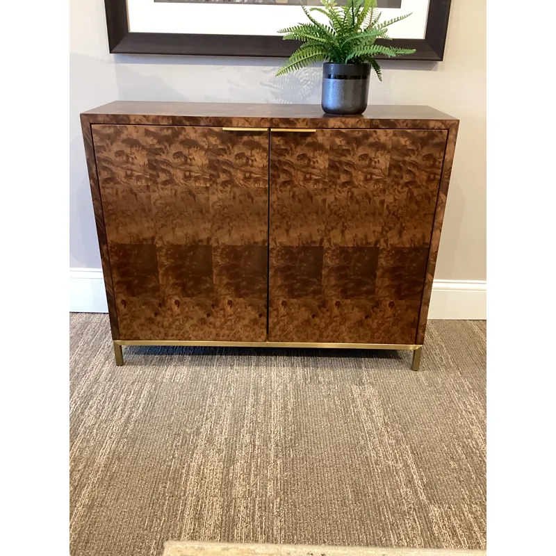 Jethro Burl 2 Door Cabinet