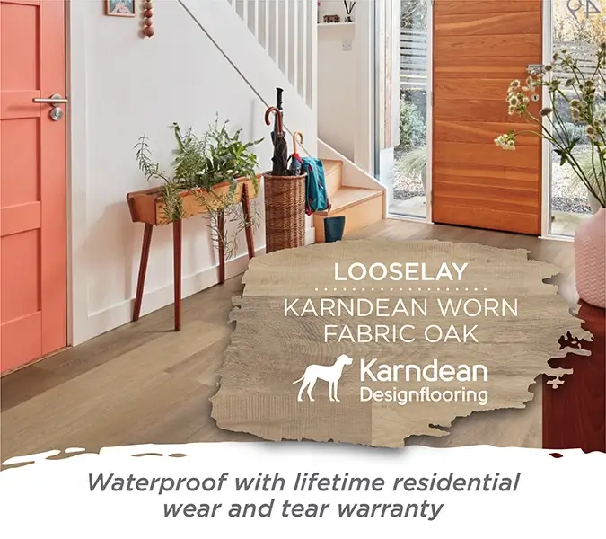 Karndean Worn Fabric Oak