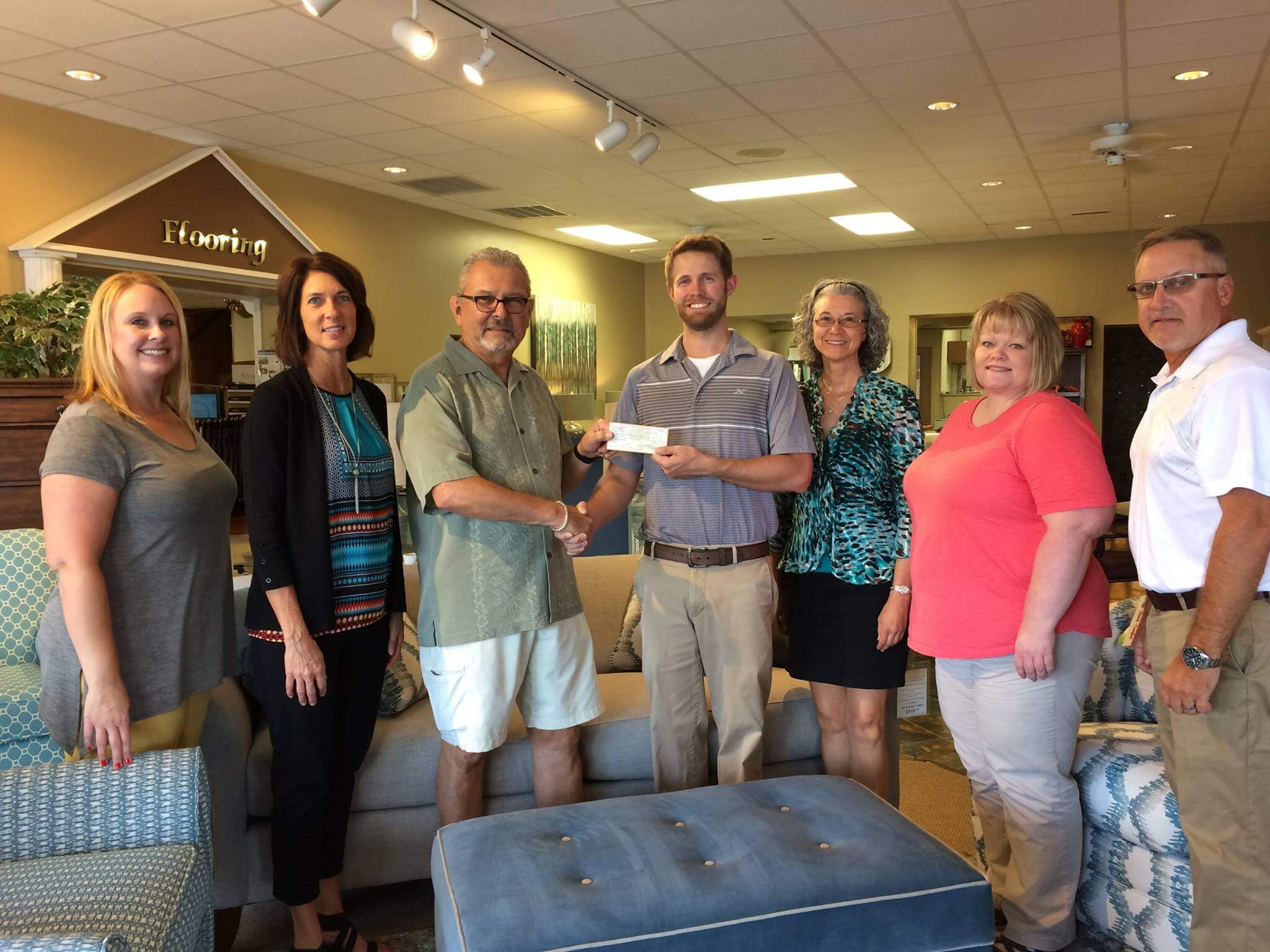 Wright cares Effinham co humane society donation