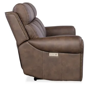 Duncan Power Sofa w/Power Headrest & Lumbar Silo