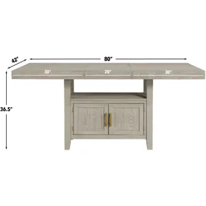 Garland Sand 5-Piece Counter Height Dining Set
