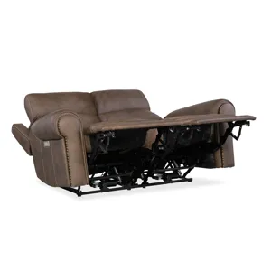 Duncan Power Loveseat w/Power Headrest & Lumbar Silo