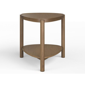 Hadleigh Brown Shaped Accent End Table