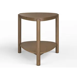 Hadleigh Brown Shaped Accent End Table