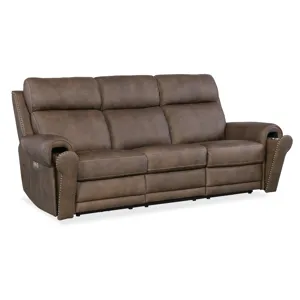 Duncan Power Sofa w/Power Headrest & Lumbar Silo