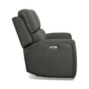 Linden Power Reclining Loveseat with Power Headrests & Lumbar