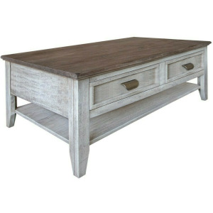 Sahara 4 Drawers w/ Shelf Cocktail Table